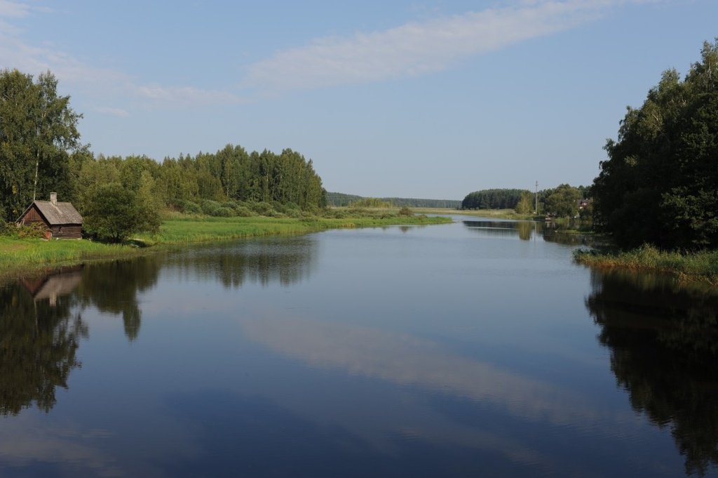 Värska. Värska lahe hoiuala. Hoiuala viit ja vaated lahele.