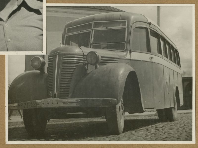 12. Üldlaulupidu. Laulupeolisi transportinud veok.