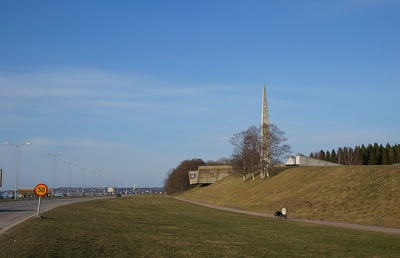 Tallinn, Kesklinn, Kadriorg, Pirita tee Maarjamäe all. rephoto