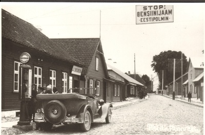 fotokoopia, Pärnu tänav Paides 20.saj. esimesel poolel  duplicate photo