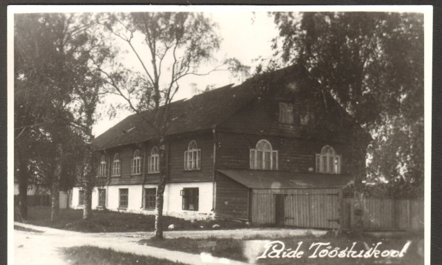 fotokoopia, Paide Tööstuskool Tallinna tänaval 1930-ndatel a.