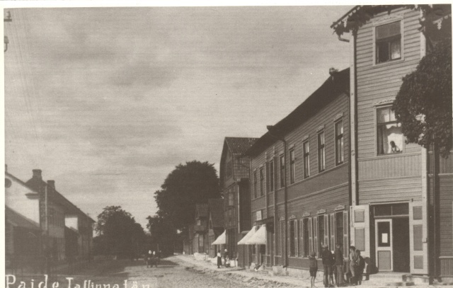 fotokoopia, Paide Tallinna tänav 20.saj. alguses