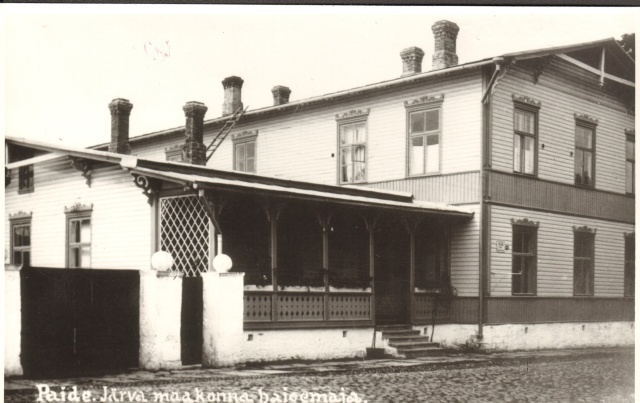 fotokoopia, Järva Maakonnahaigla Pärnu tänaval 20.saj. esimesel poolel.