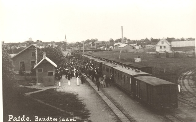 fotokoopia, Paide raudteejaam 20.saj. esimesel poolel.