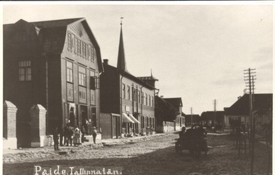 fotokoopia, Tallinna tänav Paides 1920-ndatel a.  duplicate photo