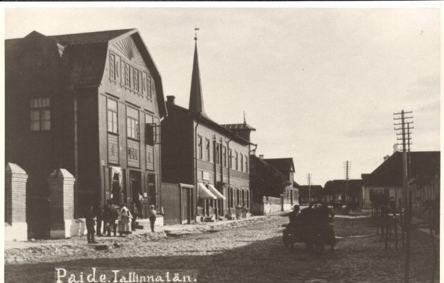 fotokoopia, Tallinna tänav Paides 1920-ndatel a.