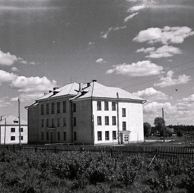 Vaade Põlva keskkoolile.