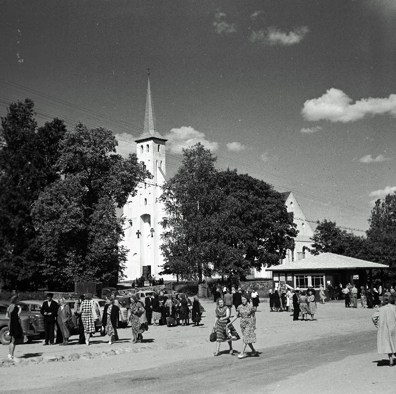 Vaade Põlva kirikule.