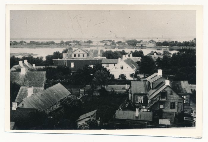 Foto. Haapsalu. Vaade linnulennult. HM 1329. Reprodutsioon.