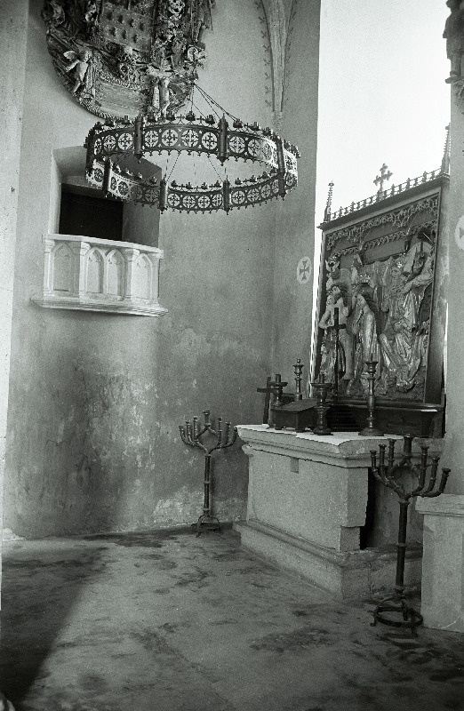 Kuressaare lossi kabelkiriku sisevaade.