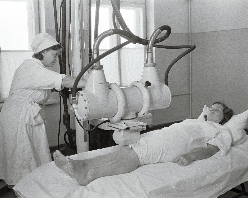 Balti Raudtee Eesti Raudteekonna Haigla füsioteraapia kabinetis.