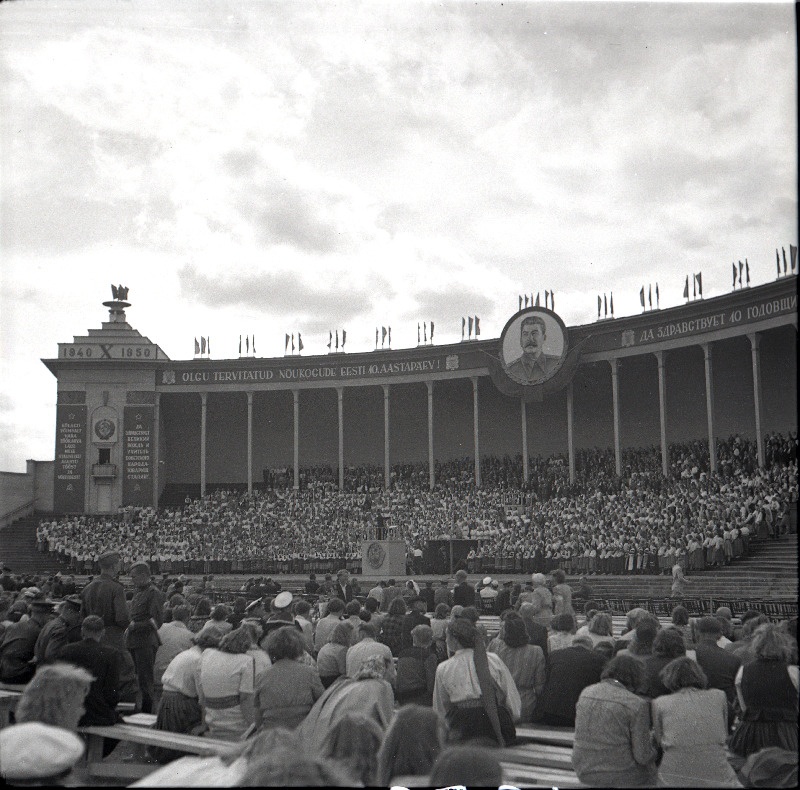 Vaade laululavale segakooride esinemise ajal XIII üldlaulupeol.