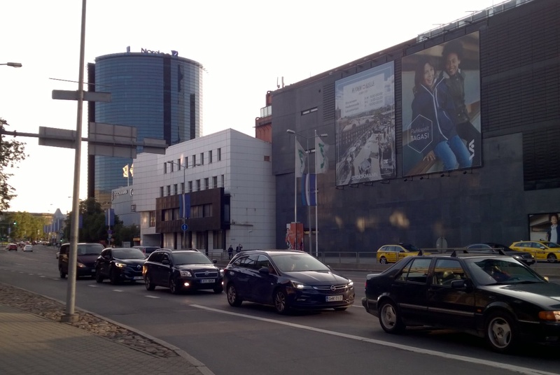Liivalaia Street - Olympia Hotel and Stockmann's shopping mall rephoto
