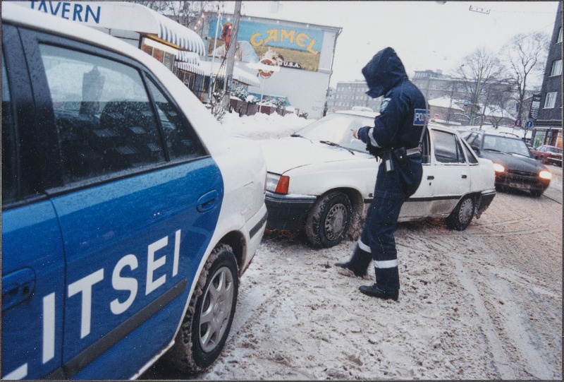 Liiklusreid Tallinna kesklinnas.