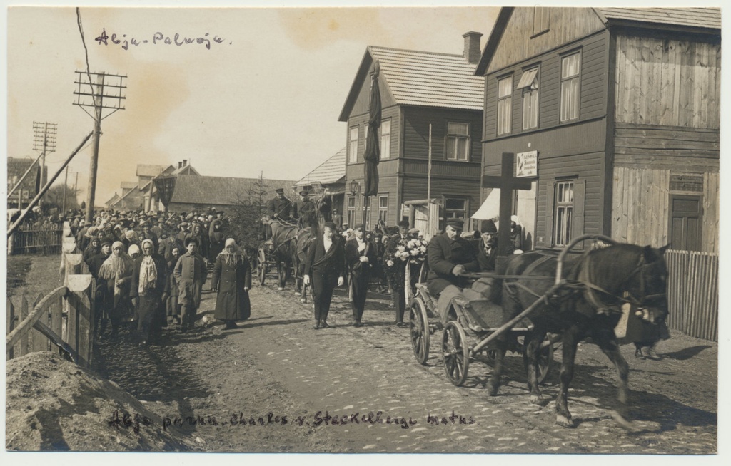 foto, Viljandimaa, Abja-Paluoja, matuselised, 1928