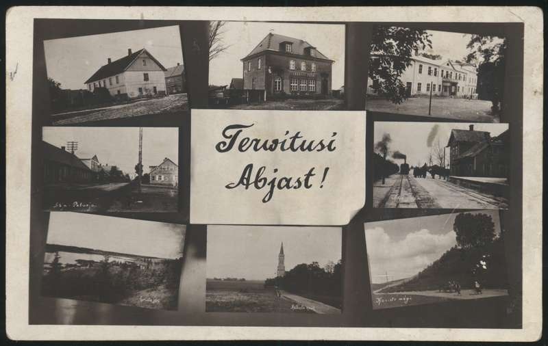 fotopostkaart, Halliste khk, Abja-Paluoja, 7 vaadet, u 1935