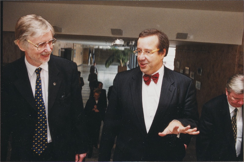 Soome välisminister Erkki Tuomioja ja Eesti välisminister Toomas Hendrik Ilves.
