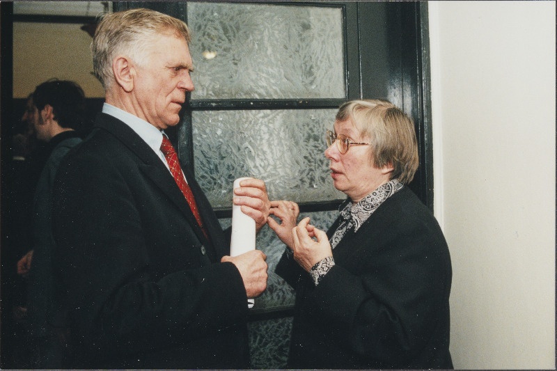 Poliitikud Andres Tarand ja Marju Lauristin.