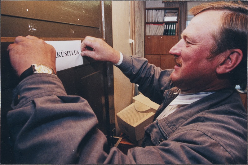 Abja vallavanem Peeter Lääne.