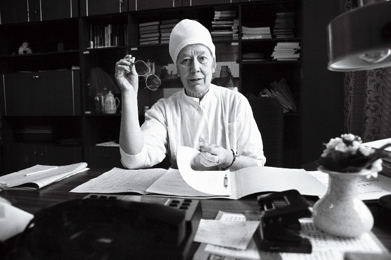 Tallinna Hooldushaigla ülemõde Grete Lehtla.