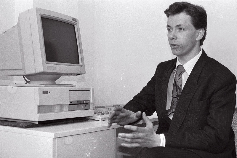 Projekti “Eesti Pangandus 1993” organiseerimiskomitee president Alar Ehandi.