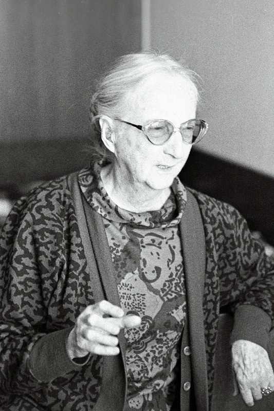 Rootsi koreograaf Birgit Cullberg Tallinnas.