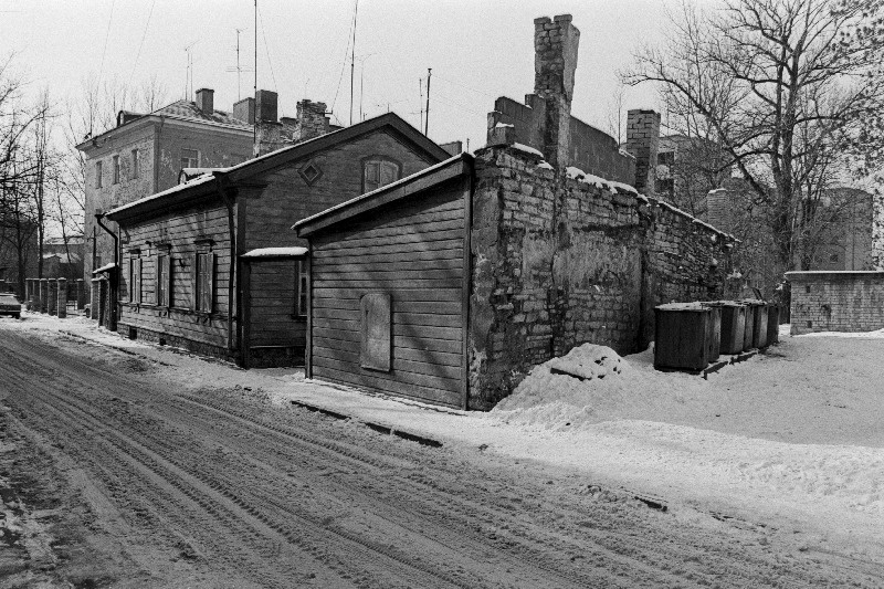 Vaade tänavale Tallinnas.