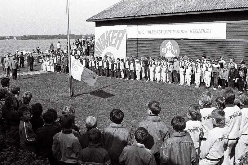 "Spinnakeri" ja "Noorte Hääle" XI "Optimistide" regati avatseremoonia.