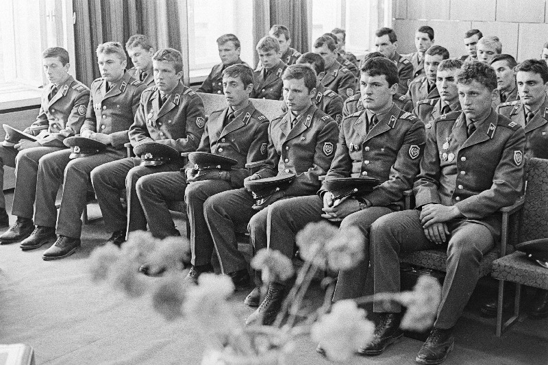 Piirivalvurid vastuvõtul ELKNÜ Keskkomitees.