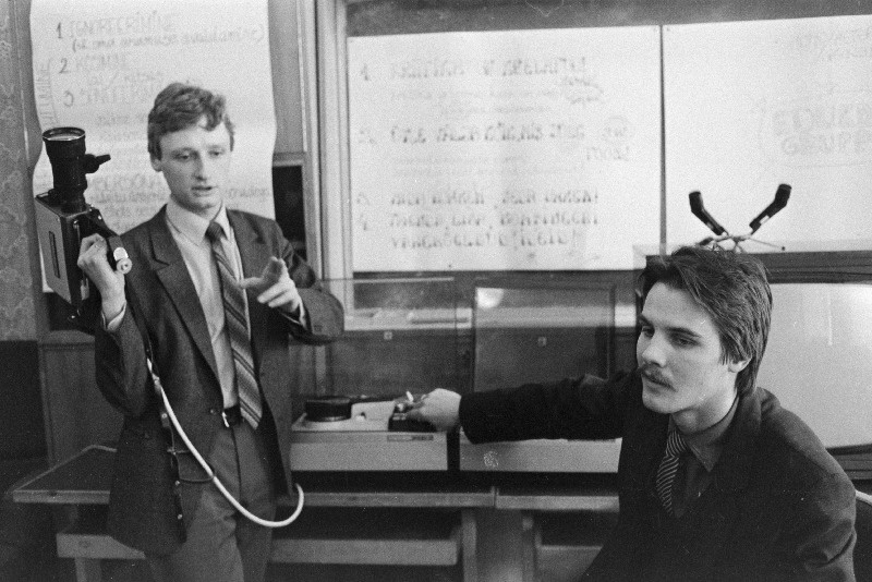 Eesti NSV Agrotööstuskomitee Liha- ja Piimatööstuse Valitsuse psühholoogid Tõnis Arro ja Mati Sööt.