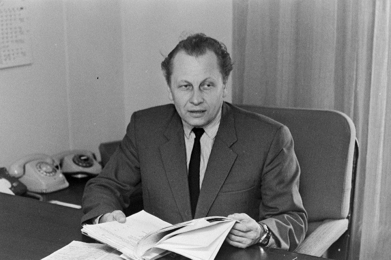 Eesti NSV Aianduskoondise Konstrueerimis- ja Tehnoloogiabüroo asedirektor Lembit Moks.