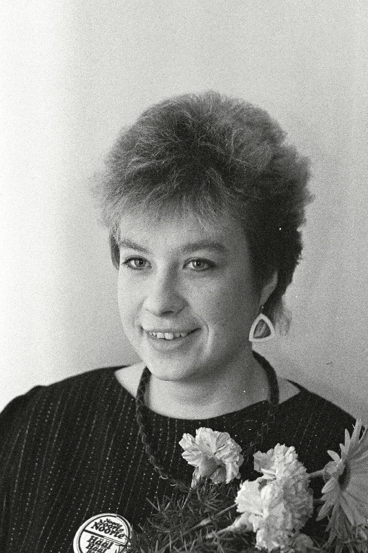 Vabariigi parim noor teenindaja, Võru teenindustootmisvalitsuse meestejuuksur Maili Vasjukova.