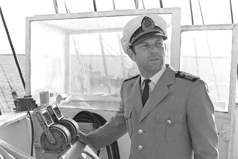 Koondise "Eesti Kalatööstus" õppelaeva "Krusenstern" vanemtüürimees Tiit Kutser.