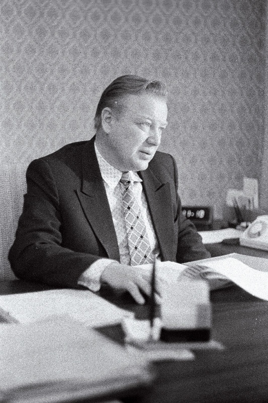 Eesti NSV aiandusministri esimene asetäitja Ants Miller.