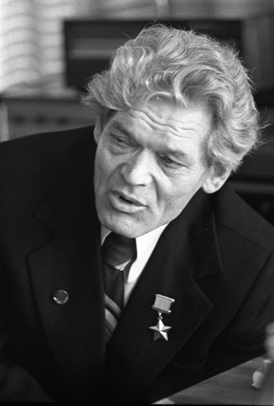 Suure Isamaasõja veteran, Nõukogude Liidu kangelane Nikolai Matjašin.