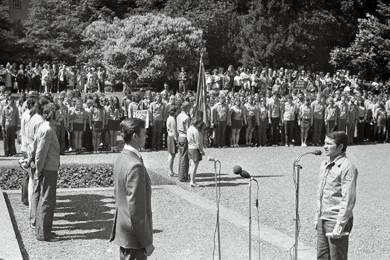 Eesti Üliõpilaste Ehitusmaleva komandöri Donald Visnapuu raport ELKNÜ Keskkomitee esimesele sekretärile Indrek Toomele.