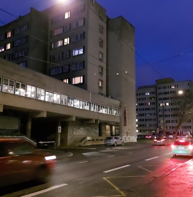Residential construction on Paldiski highway. rephoto
