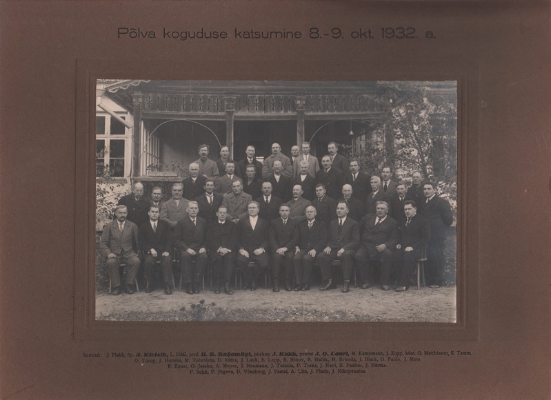 Põlva koguduse katsumine 1932