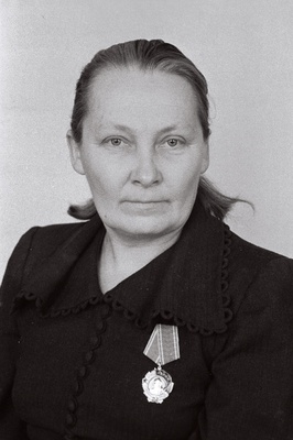 Eesti NSV Ülemnõukogu saadikukandidaat - Rajala, Maria Karli tütar.  duplicate photo