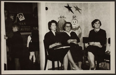Nääripidu Riigiarhiivis/ New Years celebrations in State Archives. Tallinn, Estonia 1960'es  duplicate photo