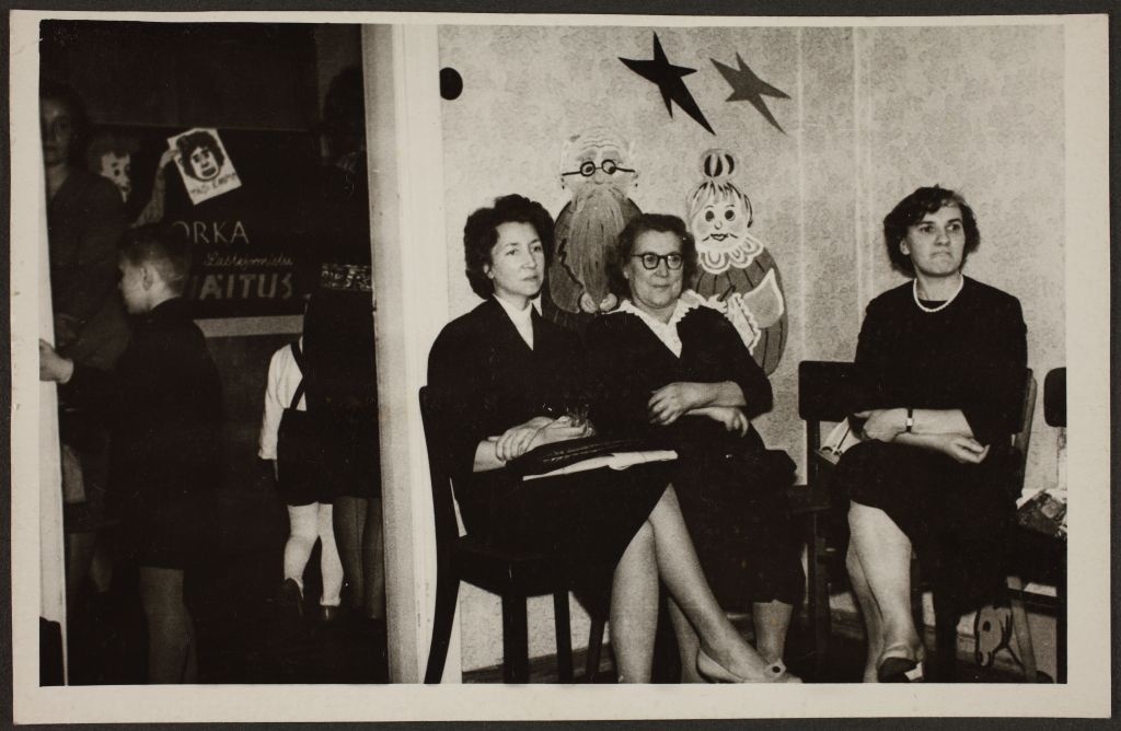 Nääripidu Riigiarhiivis/ New Years celebrations in State Archives. Tallinn, Estonia 1960'es
