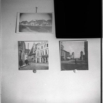Kaks vaadet: Karja tänava lõpp ja Viru värava eelvärav  duplicate photo