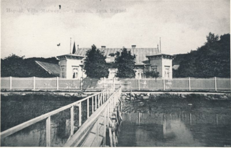 Foto. Matwey villa. XIX-XX saj. vahetusel.