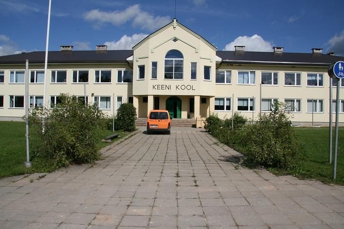 Keeni school Valga County Sangaste County Keeni village