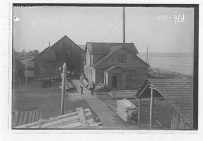 Saeveski Mustvee põhjapoolses otsas, 1921  duplicate photo