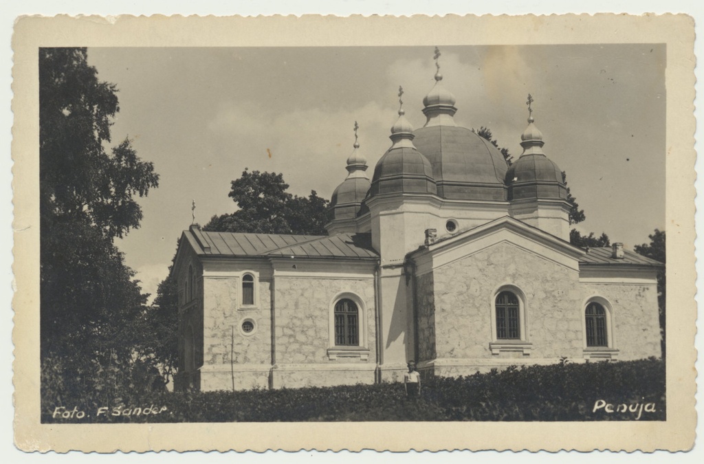 foto, Viljandimaa, Penuja õigeusukirik, u 1935, foto F. Sander