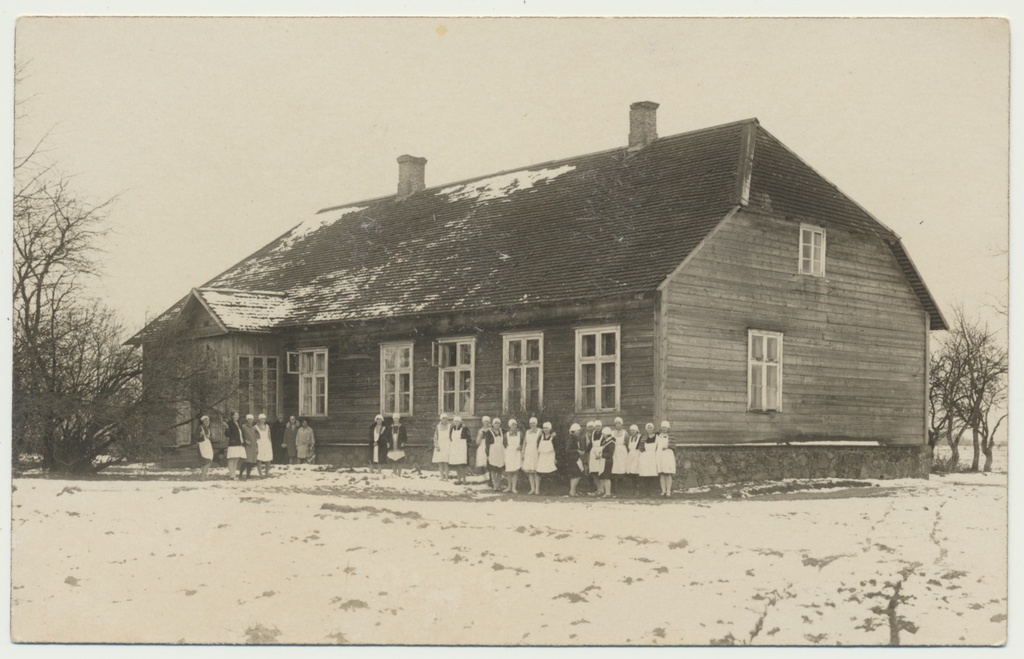 foto, Halliste khk, Halliste endine koolimaja, u 1930