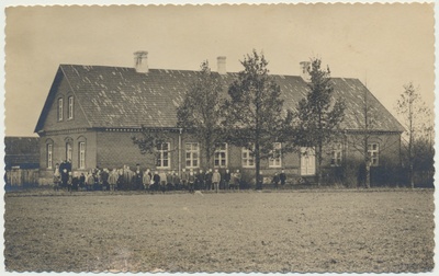 foto, Viljandimaa, Reegoldi algkooli maja, 1928  duplicate photo