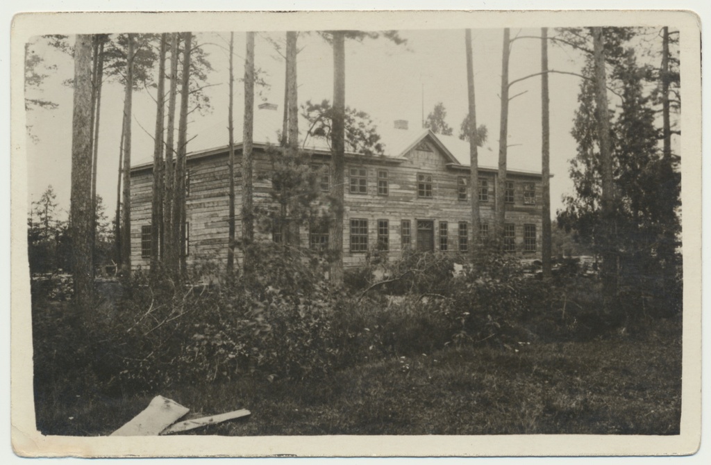 foto, Halliste khk Vana-Kariste koolimaja, 1932 (suleti 2006)