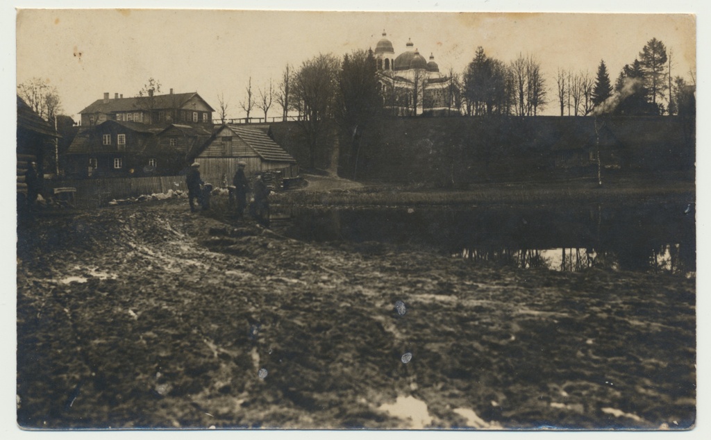 foto, Paistu khk, Tuhalaane, Kutsiku järv, õigeusukirik, u 1920